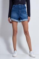 Shorts Jeans Barra Virada Guess