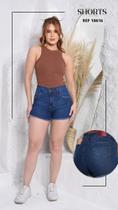 Shorts Jeans com Barra Desfiada