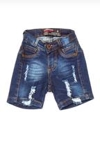 Shorts jeans com lycra infantil menina