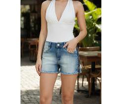 Shorts Jeans Confort Feminino- Bermuda Feminina 2108 Shorts Jeans Confort Feminino- Bermuda Feminina 2108