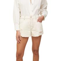 Shorts Jeans Cru Five Pockets Destroyed Puídos Morena Rosa Shorts Jeans Cru Five Pockets Destroyed Puídos Morena Rosa