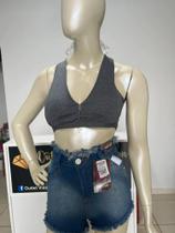 Shorts Jeans Curto com Elastano - Veste 36