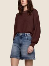 Shorts Jeans e-co2 Cintura Alta Dzarm Shorts Jeans e-co2 Cintura Alta Dzarm