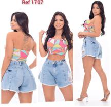 Shorts jeans feminina Shorts jeans feminina