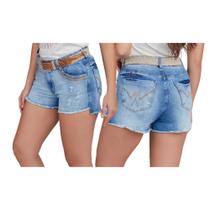 Shorts Jeans Feminina Minuty Azul Ref. 221227 Shorts Jeans Feminina Minuty Azul Ref. 221227