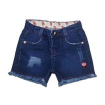 Shorts Jeans Feminino Bebê Infantil Tam. P ao 03