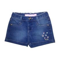 Shorts Jeans Feminino Bebê Infantil Tam. P ao 03