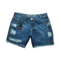 Shorts Jeans Feminino Desfiado