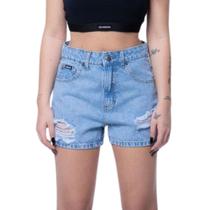 Shorts Jeans Feminino Hocks Under Azul 24254