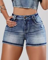 Shorts Jeans Feminino Pitbull Lançamento Ref 87654