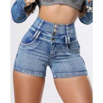 Shorts Jeans Feminino Pitbull Lançamento Ref 87663