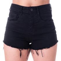 Shorts Jeans Feminino Texas Farm - Connection - Sjf006 - Preto