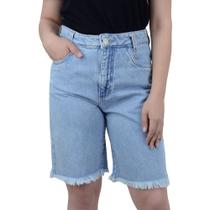 Shorts Jeans Feminino Tharog Jorts Azul Claro - TH2342JN