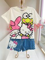 Shorts Jeans Hello Kitty Fofinha Momi