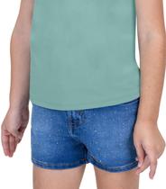 Shorts Jeans Infantil Feminino Trick Nick Azul