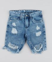 Shorts jeans infantil masculino