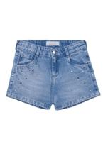 Shorts Jeans Infantil Menina BAKULELÊ
