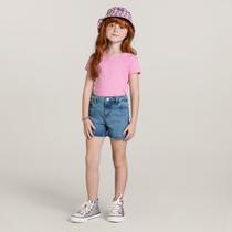 Shorts Jeans Infantil Menina Brandili Azul