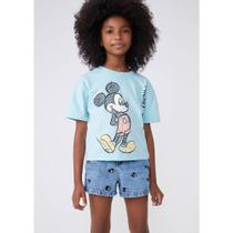 Shorts Jeans Infantil Menina Mickey - hering