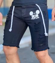 Shorts jeans masculino cor preta TAM 40