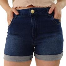 Shorts Jeans Max Denim Com Barra Dobrada - 6111
