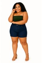 Shorts Jeans Meia Coxa Veste 38 ao 56 Muito Mais