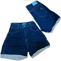 Shorts Jeans Plus Size Feminino Lycra Grande 46 48 50 52 54