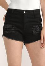 Shorts Jeans preto