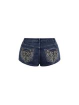 Shorts jeans SOLY HUX Y2k Sparkly Skinny Mini femininos