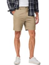 Shorts JMIERR Slim Fit Chino com costura interna de 18 cm para homens de algodão bronzeado