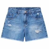 Shorts Juvenil Amora em Jeans