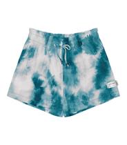 Shorts Juvenil Feminino Em Ribana Canelada Minty Verde