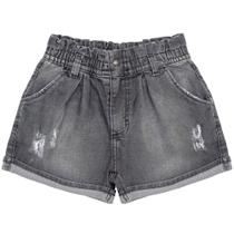Shorts Juvenil Look Jeans Clochard Black Shorts Juvenil Look Jeans Clochard Black