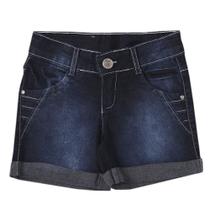 Shorts Juvenil Look Jeans Meia-Coxa Jeans - UNICA - 10