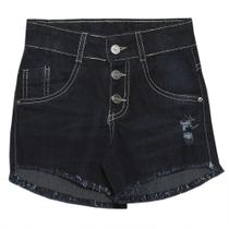 Shorts Juvenil Popstar c/ Botão Jeans - UNICA - 8
