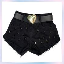 Shorts Juvenil Preto Shorts Juvenil Preto
