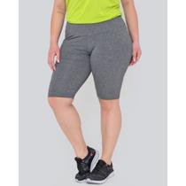 Shorts Legging Ciclista Plus Size Suplex Grosso G1 G2 G3 G4 G5 Feminino Academina Cintura Alta - BDKP - Modas