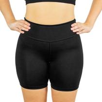 Shorts Legging Meia Coxa Plus Size Suplex Grosso G1 G2 G3 G4 G5 Feminino Academina Cintura Alta
