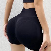 Shorts Levanta Bumbum de Cintura Alta Para Academia e Yoga