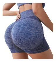 Shorts Levanta Bumbum Feminino Academia Fitness Yoga Cintura Alta
