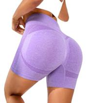 Shorts Levanta Bumbum Feminino Academia Fitness Yoga Cintura Alta