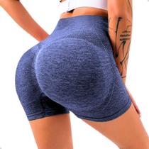 Shorts Levanta Empina Bumbum Fitness Treino Academia Yoga Pilates Corrida Cintura Alta Confortável