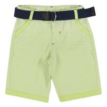 Shorts Look Jeans c/ Cinto Collor - VERDE - 03 Shorts Look Jeans c/ Cinto Collor - VERDE - 03