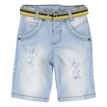 Shorts Look Jeans c/ Cinto Jeans - UNICA - 01