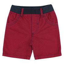 Shorts Look Jeans Sarja Collor - VERMELHO - G