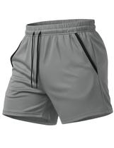 Shorts MAGCOMSEN, leves e elásticos, sem forro, cinza de 5 polegadas para homens Shorts MAGCOMSEN, leves e elásticos, sem forro, cinza de 5 polegadas para homens