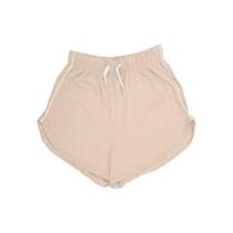 Shorts malha basic+, em malha algodão, ref s160 bege p
