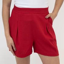 Shorts Malwee em Tecido Feminino