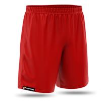 Shorts Masculino Academia Futebol Lazer Esportivo Poliéster Vermelho - ADSTORE