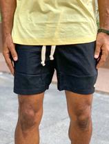 Shorts masculino de linho com elastano bruno graminha v2